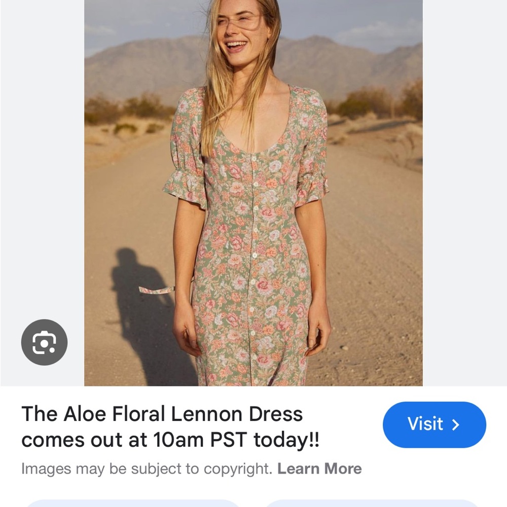 Christy Dawn Aloe Floral - Lennon Dress - Picture 7 of 7